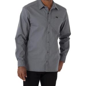 Lee Men’s All Purpose Classic Fit Long Sleeve Shirt(Gray – Calvary Twill)