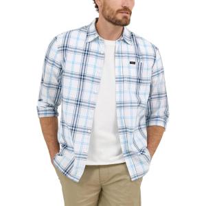 Lee Men’s All Purpose Classic Fit Long Sleeve Shirt(Orion Plaid)