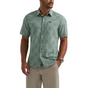 Lee Men’s All Purpose Classic Fit Short Sleeve Shirt(Desert Sage)