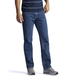 Lee Men’s Regular Fit Straight Leg Jean(Medium Stone)