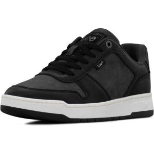 Lee Men’s Specter Retro Court Fashion Sneaker(Black/Anthra)
