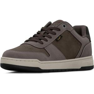Lee Men’s Specter Retro Court Fashion Sneaker(Brown/Bison/Black)