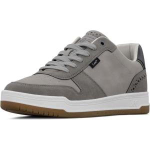 Lee Men’s Specter Retro Court Fashion Sneaker(Grey/Dark Grey/Smoke)