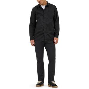 Lee Men’s X Move Long Sleeve All-Purpose 1 Pocket Shirt(Union All Black)
