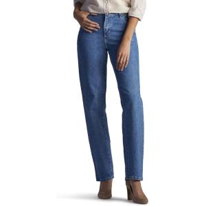Lee Women’s Relaxed Fit All Cotton Straight Leg Jean(Aero)