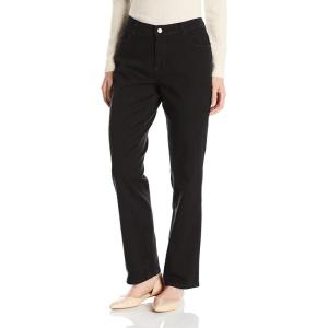 Lee Women’s Relaxed Fit Straight Leg Jean(Authentic Black)