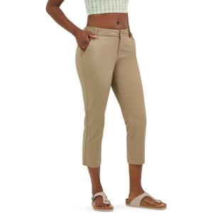 Lee Women’s Wrinkle Free 23″ Capri Pant(Kansas City Khaki)