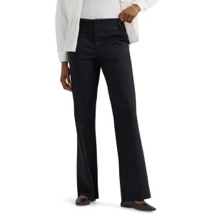Lee Women’s Wrinkle Free Mid Rise Bootcut Pant(Union-all Black)