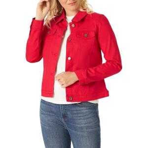 Riders by Lee Indigo Women’s Denim Jacket(Jalapeno Cherry Red)