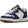 White/Navy Denim